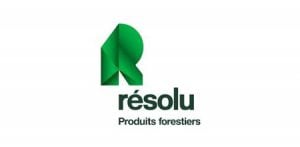 Logo de la compagnie Résolu produits forestiers